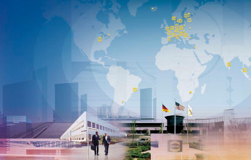 HARTING worldwide Transforming customer wishes into concrete solutions 2 The HARTING Technology Group is skilled in the fields of electrical, electronic and optical connection, transmission and