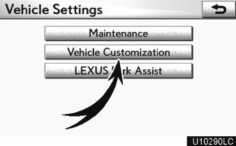 Lexus Personalized Settings Your vehicle includes a variety of electronic features that can be programmed to your preferences.
