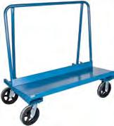or bar stock trucks with the functionality of a heavy-duty 2 shelf cart Constructed from structural foam with reinforced steel frame and side rails Overall Dimensions: 27" W x 56 3/4" L x 49