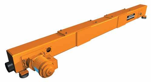 MTM Double Girder Max-E-Lift Top Running Motorized s For a compact, double girder configuration with all the benefits of the TM top running motorized single girder design, go with Harrington MTM end