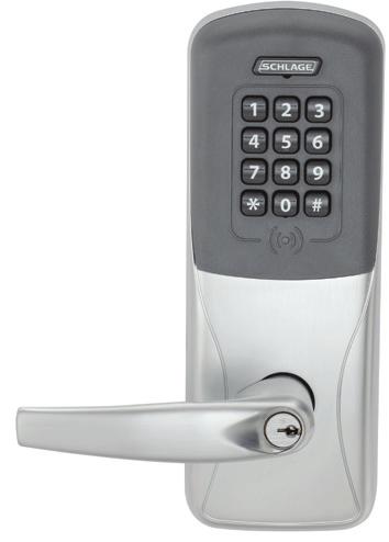 CO-200 (shown) Computer or manually programmable User rights stored on the lock CO-250 Computer programmable User rights stored on the card Readers Keypad Magnetic stripe (swipe) Proximity Magnetic