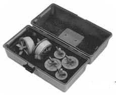 Comes in an organized carrying case. Kit dimensions: 9 1/2 x 10 1/2 x 18 5133686 9 PK-26 All diameter kit 2 thru 6 Includes 5 pairs of plugs and sleeves.