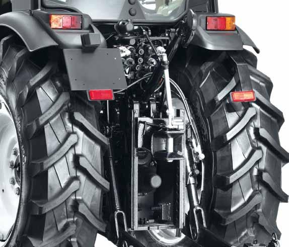 Mechanical hitch control is standard, while electronic hitch control is provided to ensure efficiency during tillage and soil cultivation operations.
