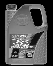 PRODUCT DATA SHEET MOTOR OIL PENTO HIGH PERFORMANCE 5W-30 Fully Synthetic Fuel Economy Engine Oil DESCRIPTION 5W-30 Pento High Performance is a fully synthetic high performance engine oil, developed