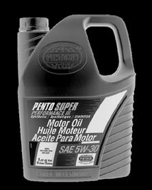 PRODUCT DATA SHEET MOTOR OIL PENTO SUPER PERFORMANCE III 5W-30 Fully Synthetic Extended Life Engine Oil DESCRIPTION 5W-30 Pento Super Performance III is a newly formulated high performance engine oil