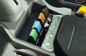 They are controlled via an ergonomic, fully integrated joystick in the cab.