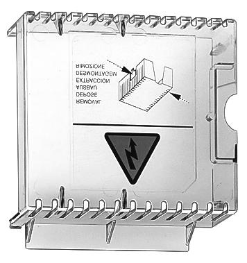 194R-FCA2 Terminal Shields ➊ CSA/UL switches come with line side shield as standard.