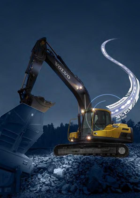CareTrack* Each Volvo Excavator comes standard equipped with CareTrack, the Volvo