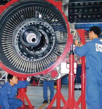 MTU Maintenance Zhuhai technicians were trained also at MTU Maintenance Canada, where the CFM56-3 is overhauled.