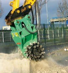 5 to 50 tons The perfect tool when excavation systems are weak and