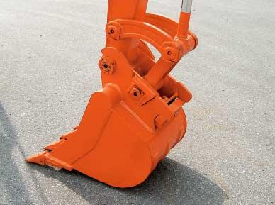 A Safety Lever Lockout System helps prevent unexpected excavator and attachment movement when entering or exiting the machine.