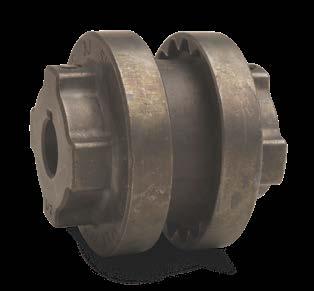 Type J Sure-Flex Plus BTS Selection For Close Coupled Applications T C E FLANGES Type J flanges sizes 3, 4 and 5 are manufactured of sintered carbon steel.