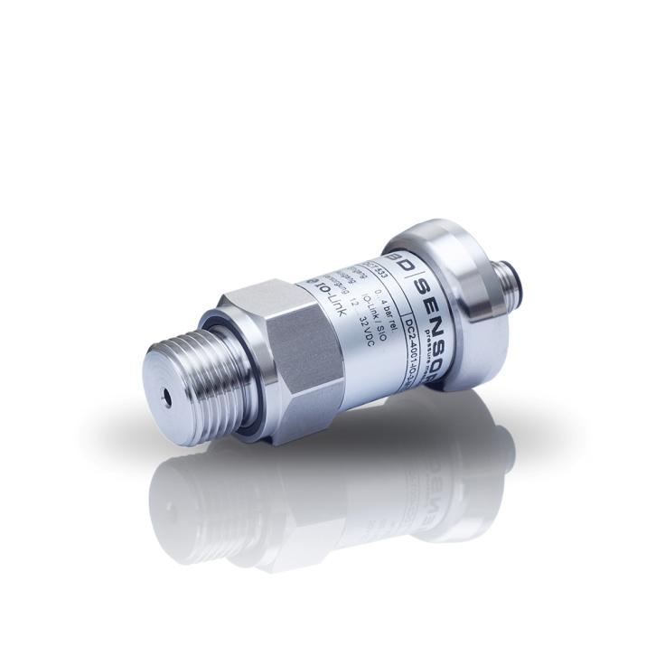 DCT 5 Industrial Pressure Transmitter with IO-Link Interface Stainless Steel Sensor accuracy according to IEC 60770: standart: ± 0.5 % FSO sption: ± 0.5 % FSO Nominal pressure from 0... 00 mbar up to 0.