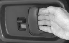 To open the 60 (front) portion of a 60/40 door from the inside, pull the handle toward you and push open the door.