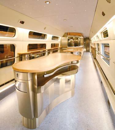 Reviving brand IDENTITY: improving passenger service and comfort Inside the AVE's new buffet car An inviting new look for Paris commuters on the RER B Spain RENFE: MODERNIZATION OF VERY HIGH SPEED