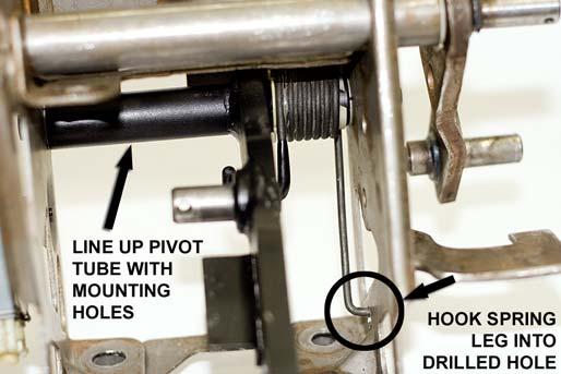 23. Torque the pivot bolt to 19 ft-lbs. Switch Bracket Installation 25.