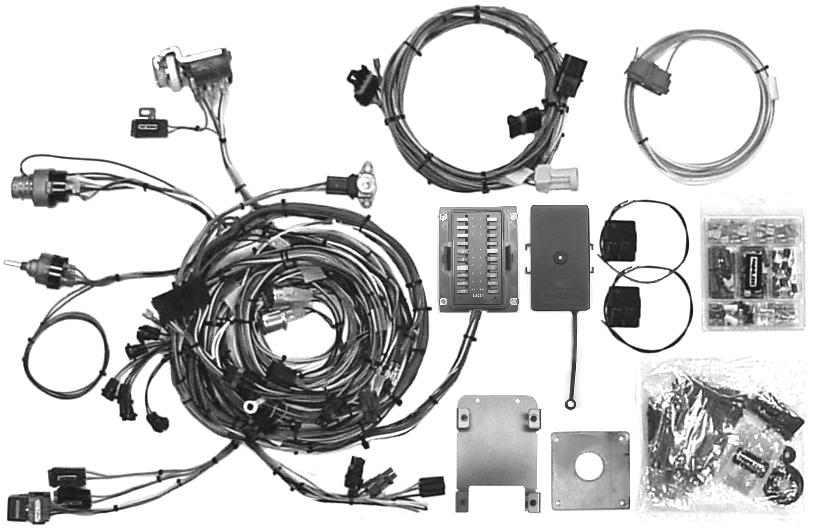 3.0 CONTENTS OF THE PAINLESS WIRE HARNESS KIT Refer to Figure 3-1 to take inventory. See that you have everything you re supposed to have in this kit.