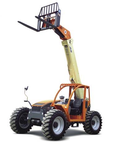Capacity: 5,000 lb (2,268 kg) Max. Lift: 19 ft (5.8 m) Model G6-23A When space is limited nothing performs like the JLG model G6-23A compact telehandler.