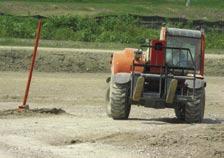 Steering and drive performance are tested on the limestone steering course and in fording our mud pit.