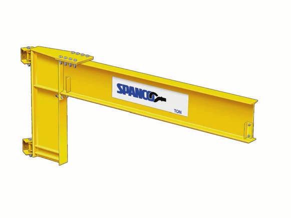 JIB CRANES WALL-MOUNTED 300, 301 SERIES SIMPLE, EFFECTIVE, AFFORDABLE LIFTING Spanco Wall-Mounted