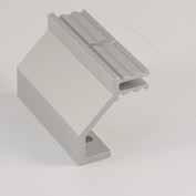 Aluminium profile for door pull handle type 172 Width: 10 mm