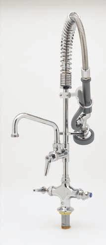 Examples of Available Models MPY-2DCN-06 Single deck mount base faucet, add-on faucet, 6 swing nozzle, compact spring and hose with B-0107-C spray valve, 6 wall bracket, club handles Customizing Made