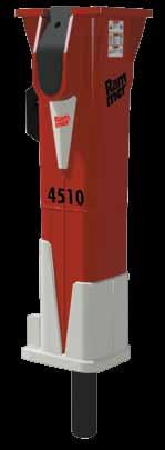 4510 4511 7013 FEATURES Membrane type accumulator Sound suppressed FBE (Fixed blow energy) Ramlube I (Optional) Ramlube II (Optional) Dust suppression (Optional) Heavy duty housing BENEFITS Low