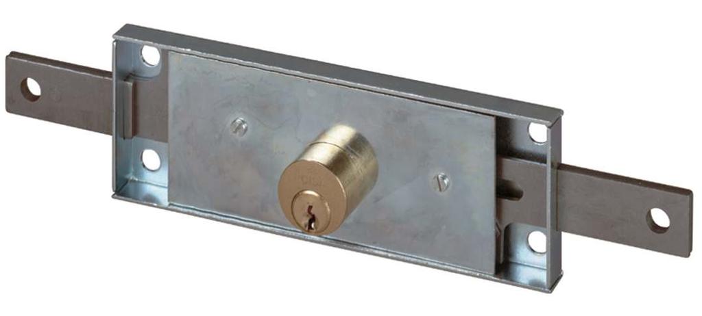 CYLINDER RIM LOCKS FOR GATES AND UP-AND-OVER DOORS Technical Features Zinc