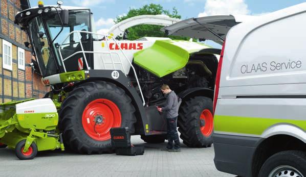 Around-the-clock assistance. You can count on the professional and reliable support of the First CLAAS Service Teams at every stage.