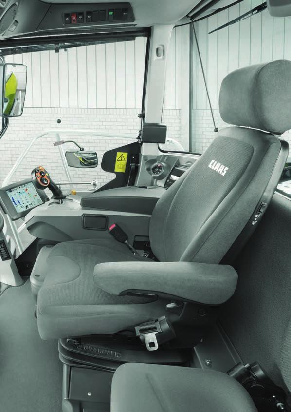 Spacious cab Excellent visibility and lighting CEBIS information and