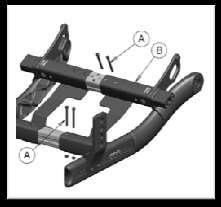 CHAIR WIDTH ADJUSTMENT Note - For chair width adjustment all components such as the Lower Frame, Seat Frame, Front H-Link and Rear H-Link must be adjusted. 1 1. Lower Frame Width Adjustment a.