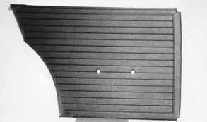 66 rear door panel 66 Chevy II door panels feature the correct bright chrome mylar stripe and contrasting accent strip