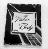 00 67 Fisher body book service manual...$25.