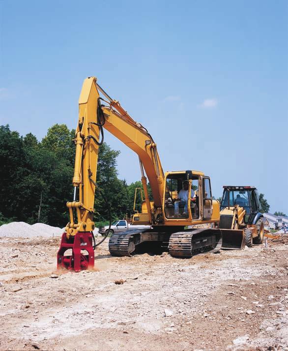 As a compactor, Ho-Pacs are ideal for trench, slope and excavation compaction.