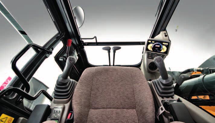 Improved comfort and durability The redesigned cab, is not only safer but also more comfortable and durable.