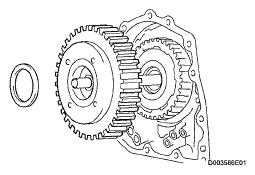 Fig. 32: Identifying Rear Differential Side Gear Shaft Oil Seal Components With Torque Specification (1 Of 3) Fig.