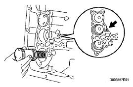 If the race is remains on the rear differential case, repeat the step above to remove the race. 2008 Toyota RAV4 Fig. 83: Removing Rear Differential Case Bearing LH (Outer Race) 28.