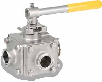 TM V L V S Sharpe Valves Series 77 3-Way or 4-Way all Valve Size: ull Port 1/2 to 4 Material: 316 Stainless Steel nds: Tri-Clamp nds, xtended utt Weld, Short utt Weld Pressure: 600 PSI Temperature: