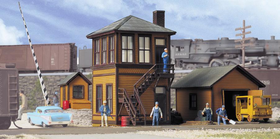 the modeling stop HO Scale Trackside Structures Set 933-2800 Built-ups Built-ups Offer More Time for Modeling Fun Cornerstone Series quality with no assembly needed Instant fun & realism for your