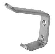 Coat Hooks 296 Hat and Coat Hook Finish Packaging Part Number Satin Stainless Steel Trade Pack 296SSS Stainless steel, individually trade packed, complete with fixing