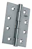 Stainless Steel/Button Tipped Hinge Suitable for interior/exterior doors where a durable, architectural hinge is required.