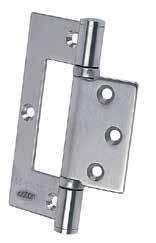 100 Series Architectural Hinges Fast Fix Stainless Steel Ball Bearing Hinge Ideal for general purpose interior/ exterior use where aluminium frames/ doors are used. 70 28.