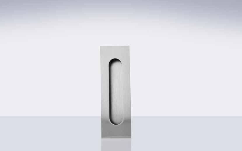 Flush Pulls Features and Specifications Stainless steel flush pulls Available in two designs Each design available in two sizes and two finishes Trade packed,