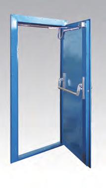 Panic Bar Special product customization: In addition to our basic HB-5000 solutions, Baggerød can on a project basis make customization to the door according to your