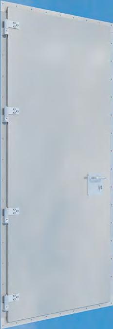 External, Offshore (H-60/H-120) H-120H Hinged door, Single / H-120HH Hinged door, Double 21 External hinged doors applied for offshore constructions as protection against hydrocarbon fires and