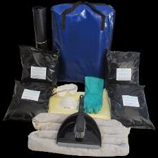 Duty PVC Gloves 1 x Pair of Safety Goggles 1 x Pair of Safety Goggles 1 x Dust Mask 1 x Dust Mask 5 x Heavy Duty Recovery Bags 2 x Heavy Duty Recovery Bags 1 x Spill Instruction Guide 1 x Spill