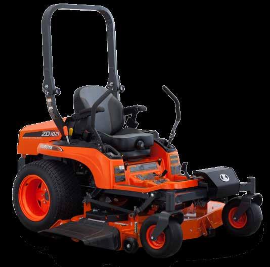 DIESEL ENGINE ZD1000 Side discharge mower 48"/54"/60" Versatile and reliable, the ZD1000 compact mower