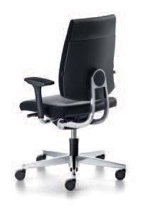 armrests, white aluminium base 3D adjustable armrests (optionally with