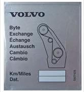 version: German Width: 350 mm Height: 250 mm Label 1030715 Label Air conditioner Volvo universal