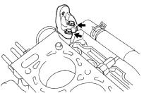 (b) Remove the nuts, the generator, adjusting bar and bracket assembly. 7. REMOVE OIL PRESSURE SWITCH (See page LU1) S091 8.